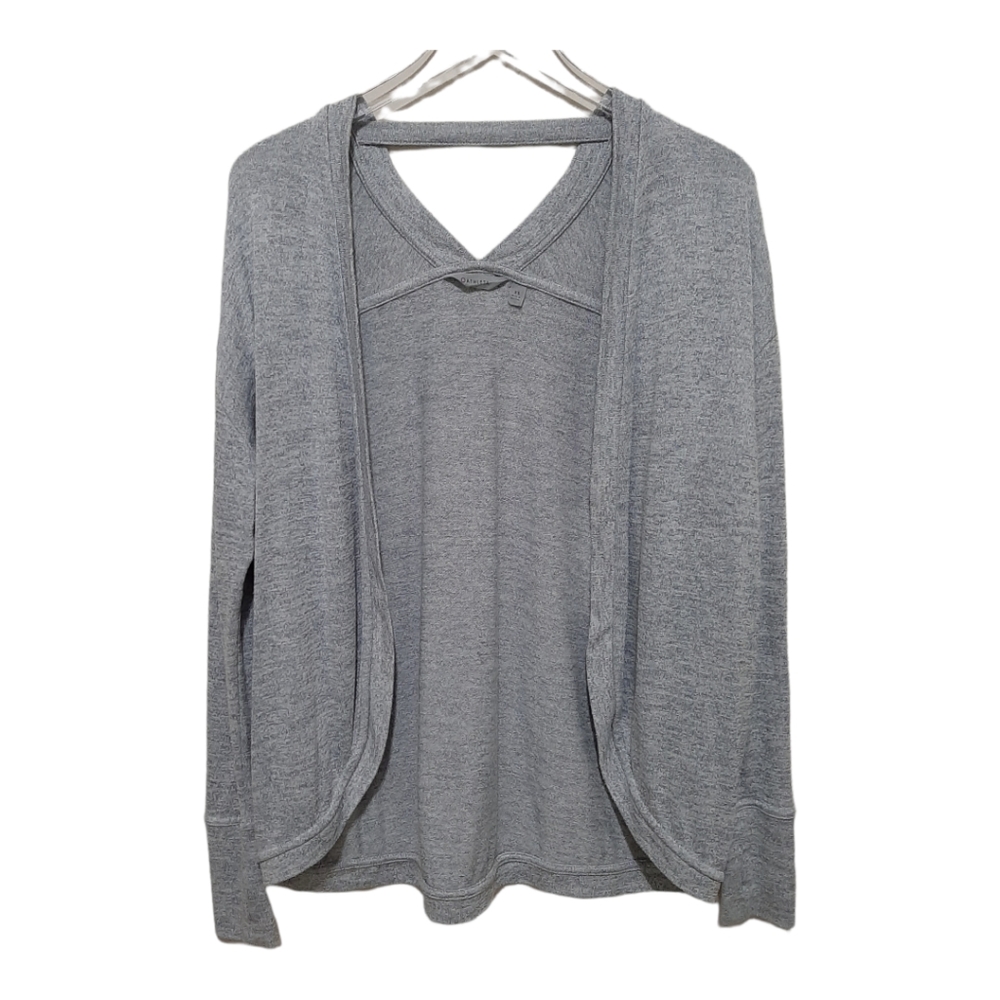 Athleta Grey Lightweight Open Cardigan Size XS
